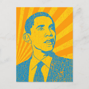 Obama Vintage Postcard