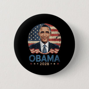 Obama Vintage President 2028 Obama _17 6 Cm Round Badge