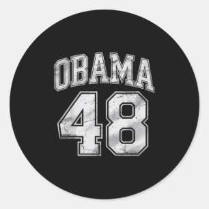 Obama Vintage President 2028 Obama _18 Classic Round Sticker