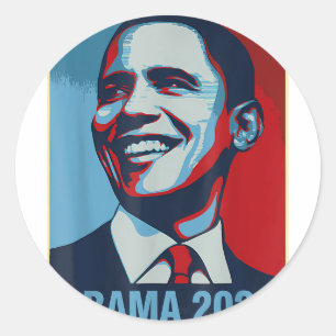 Obama Vintage President 2028 Obama _18 Classic Round Sticker