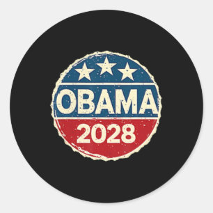 Obama Vintage President 2028 Obama _30  Classic Round Sticker