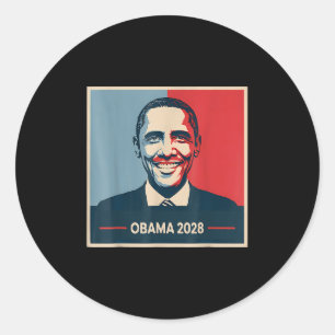 Obama Vintage President 2028 Obama _3 Classic Round Sticker