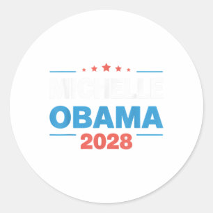 Obama Vintage President 2028 Obama Classic Round Sticker