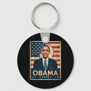 Obama Vintage President 2028 Obama _ Key Ring