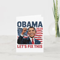 Obama Vintage Retro Patriotic 2028 Political Prote