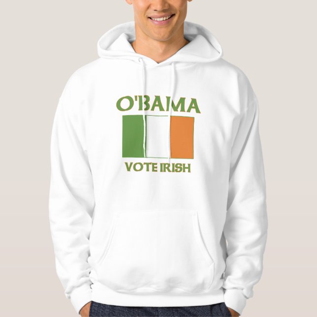 Obama Vote Irish Hoodie (Front)