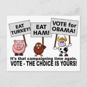 Obama Vote postcard