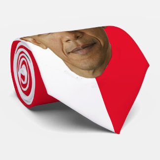 OBAMA-WHITE & ANY --CHANGEABLE BACKGROUND TIE