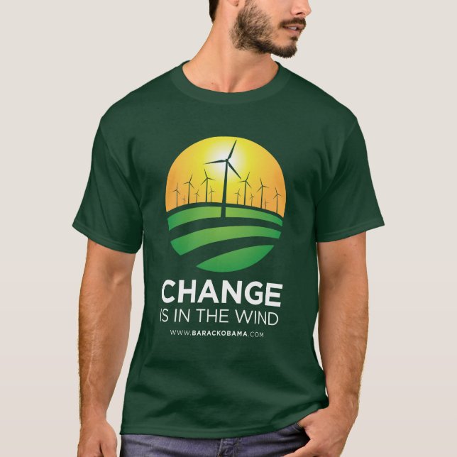 Obama Winds of Change Mens T-Shirt (Front)