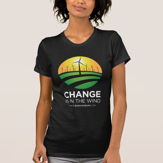 Obama Winds of Change Women's T-Shirt (Front)