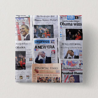 Obama Wins Button