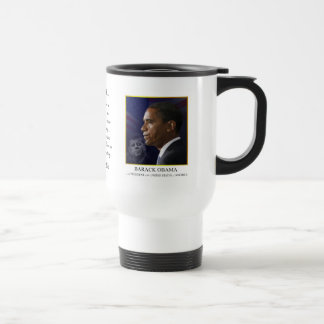 Obama with JFK - Travel Mug