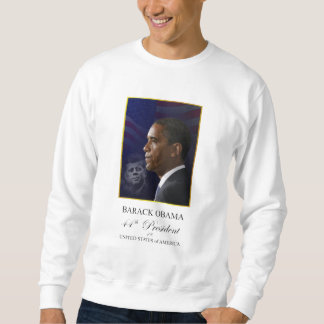 Obama with Kennedy Commemorative Sweatshirt
