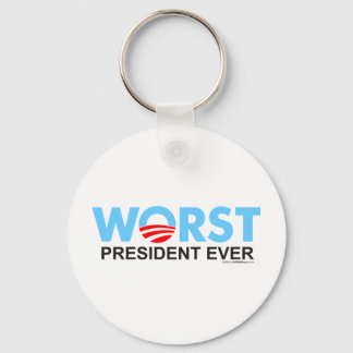 Obama WorstEver Key Ring