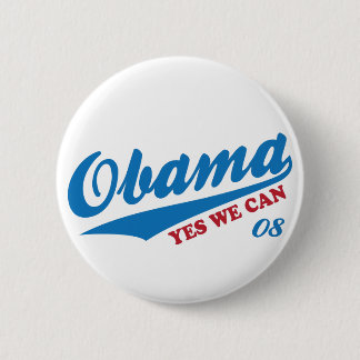 Obama "Yes We Can" Badge Vote for Team Obama Biden