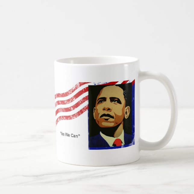 Obama / Yes We Can Coffee Mug (Right)