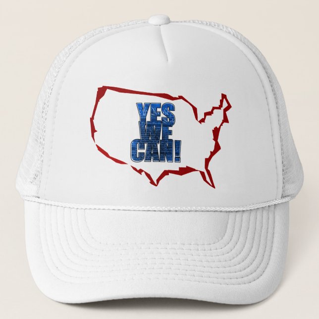 Obama "Yes We Can!" Hat (Front)