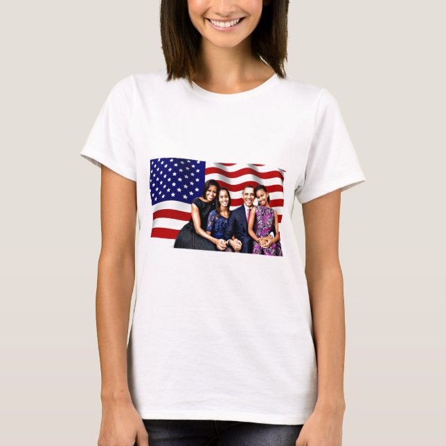 Obama,Yes We Can_ T-Shirt (Front)
