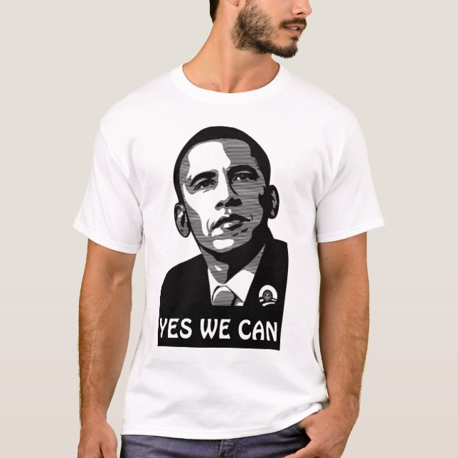 Obama yes we can t-shirt (Front)