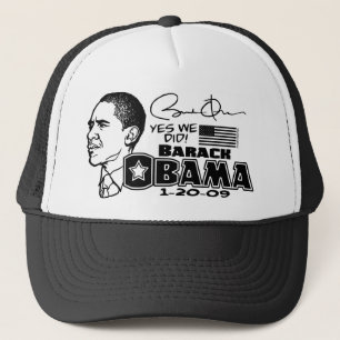 Obama Yes We Did 2009 Gear Trucker Hat