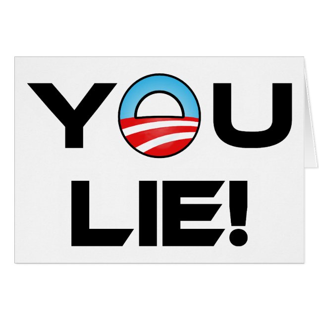Obama You Lie (Front Horizontal)