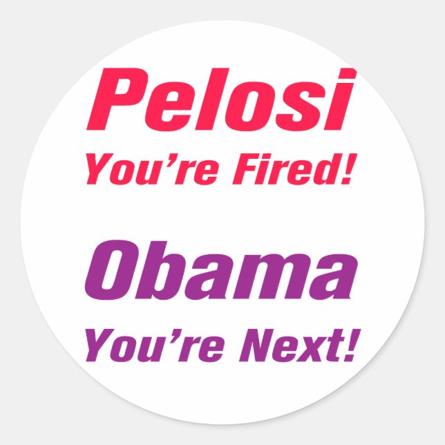 Obama You're Next! Sticker (Front)