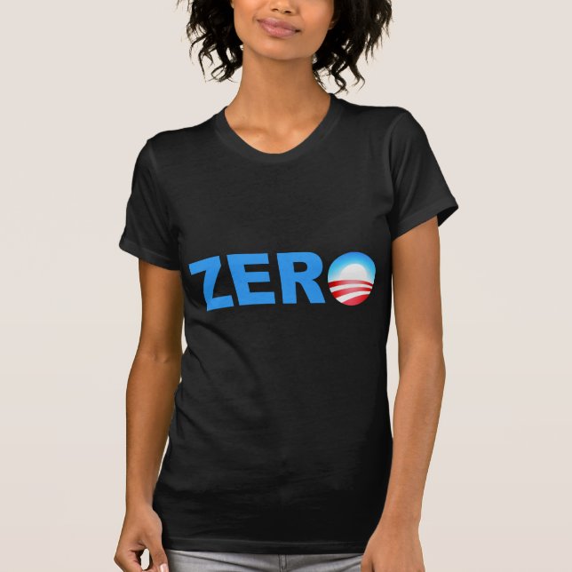 Obama Zero Accomplishments T-Shirt (Front)
