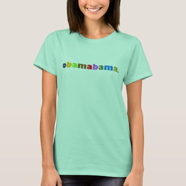 obamabama colourful logo T-Shirt (Front)