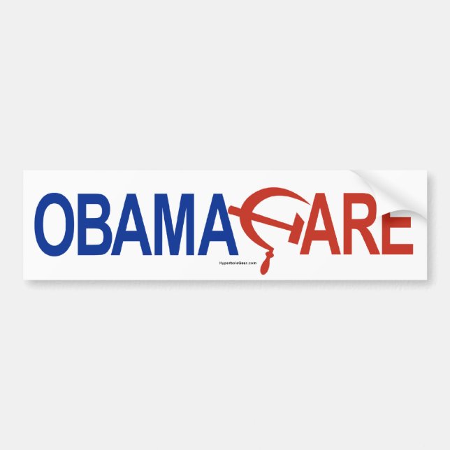 Obamacare - Hammer & Sickle Bumper Sticker (Front)