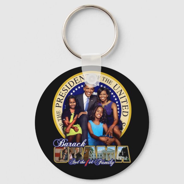 OBAMAFIRSTFAMILY KEY RING (Front)
