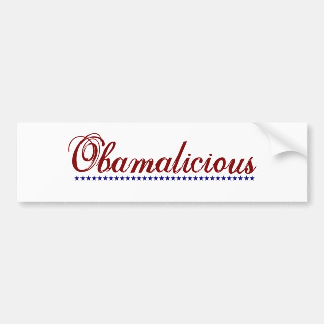 Obamalicious Bumper Sticker (Front)