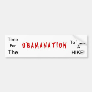 Obamanation Bumper Sticker