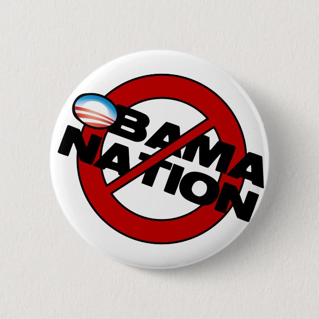 ObamaNation Buster 6 Cm Round Badge (Front)