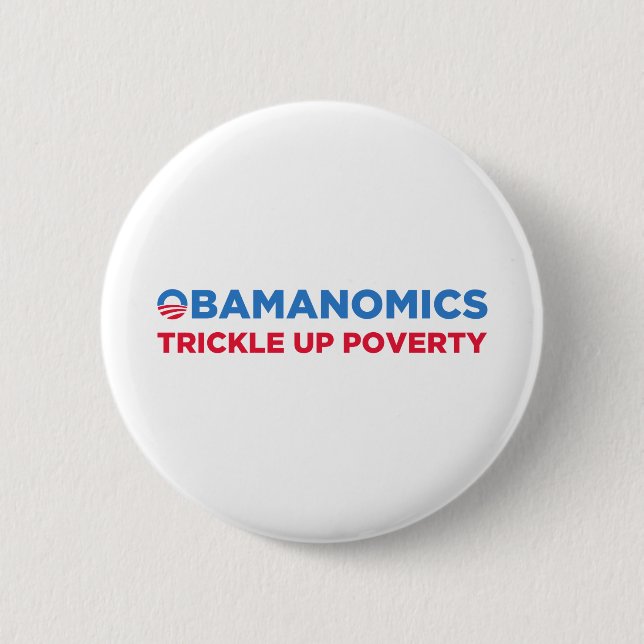 Obamanomics 6 Cm Round Badge (Front)