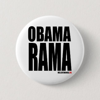 OBAMARAMA 6 CM ROUND BADGE
