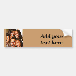 Obama's Love_ Bumper Sticker