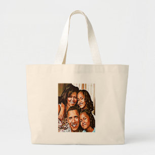 Obama's Love_ Large Tote Bag