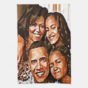 Obama's Love_ Tea Towel