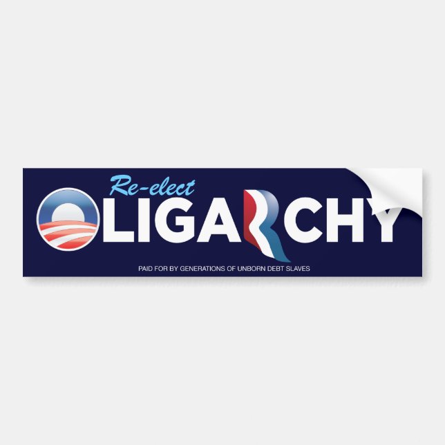 Obamny Oligarchy Bumper Sticker (Front)