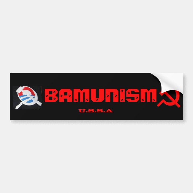 Obamunism Bumper Sticker (Front)