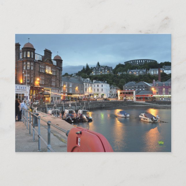 Oban Harbour Postcard (Front)