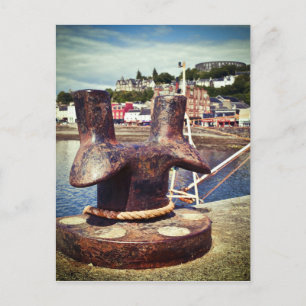 Oban Harbour Postcard