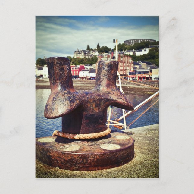 Oban Harbour Postcard (Front)