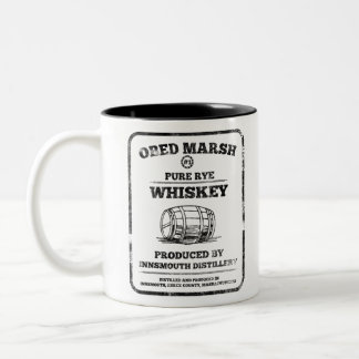 Obed Marsh Rye Whiskey Two-Tone Coffee Mug