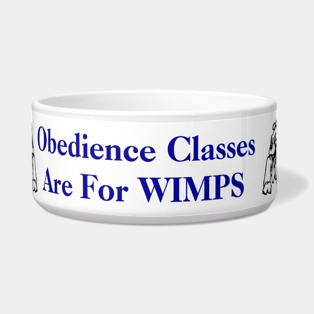 obedience classes are for wimps custom bulldog (Front)