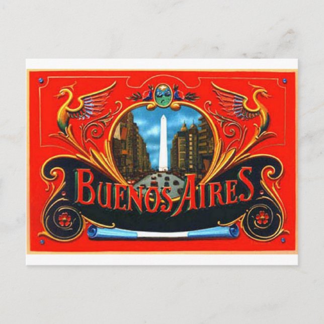 Obelisco firulete postcard (Front)