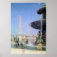 Obelisk, originally from Luxor, erected in 1836