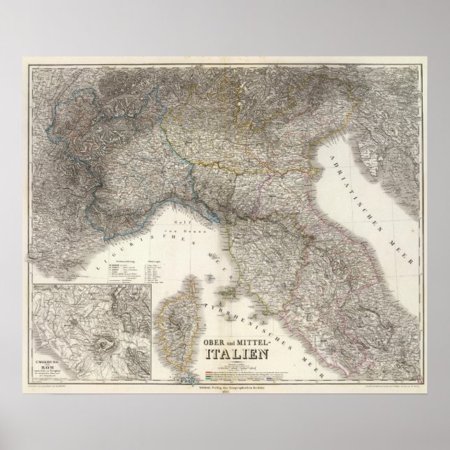 Ober, MittelItalien - Rome Region Poster (Front)