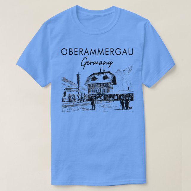 Oberammergau Germany Travelling Oberammergau Trave T-Shirt (Design Front)