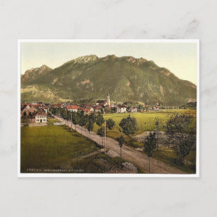 Oberammergau with Laber, Upper Bavaria, Germany ma Postcard